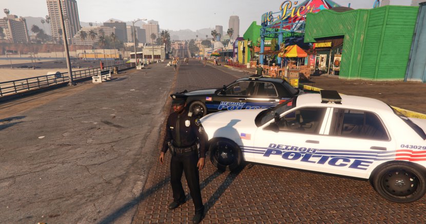 Grand Theft Auto V Car Detroit Police Department Wayne County - Mode Of Transport Transparent PNG