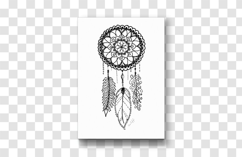 Black And White T-shirt Mobile Phone Accessories Telephone - Boho Dreamcatcher Transparent PNG