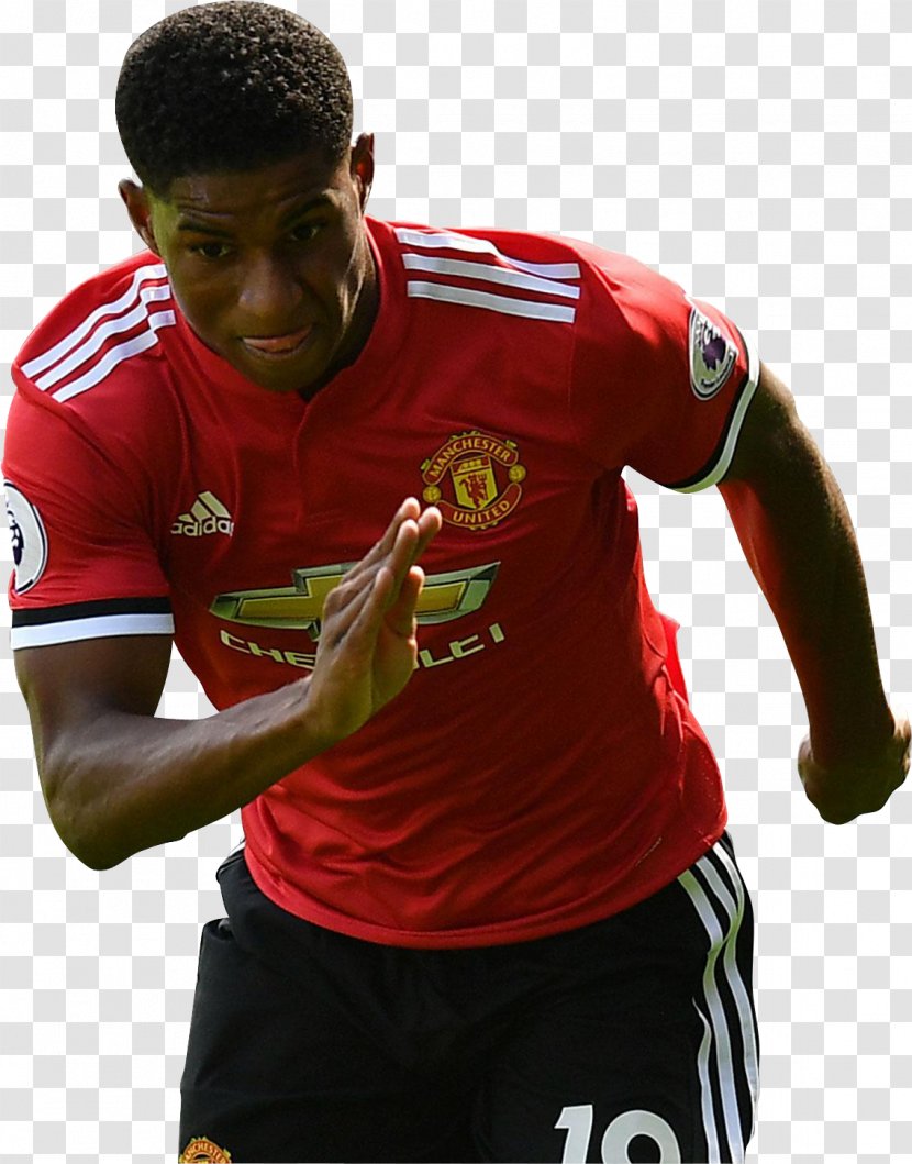 Marcus Rashford Jersey Football Player Clip Art Transparent PNG