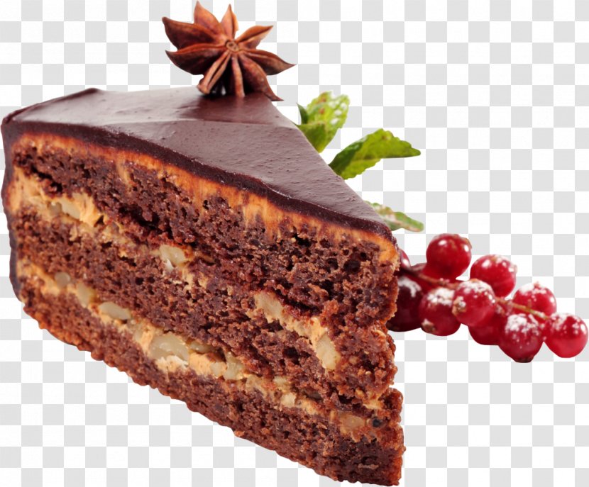 Chocolate Cake Cheesecake Ice Cream Pastry - Sachertorte Transparent PNG