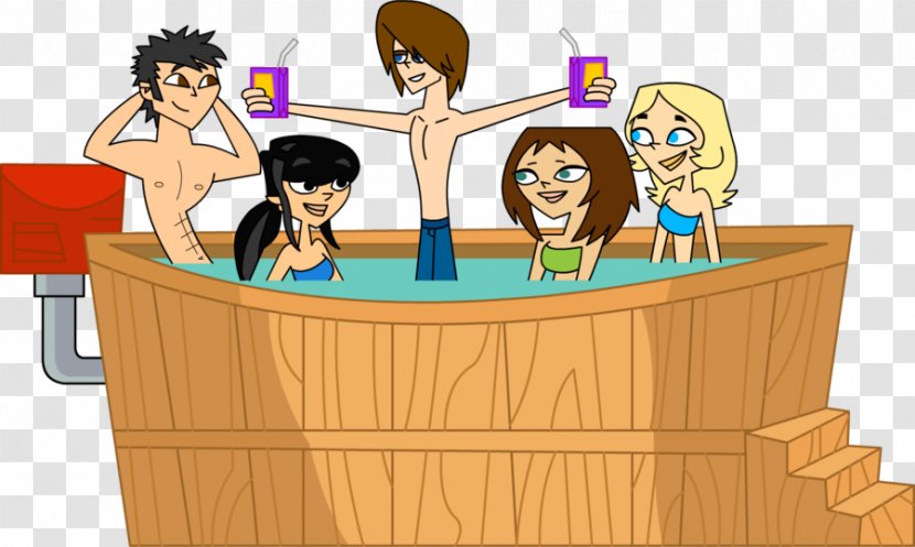 Hot Tub Clip Art Cartoon Baths Party - Table Transparent PNG