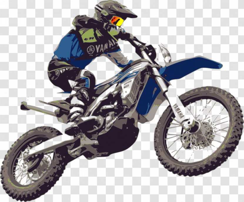 Motocross KTM Enduro Motorcycle Clip Art - Sport Transparent PNG