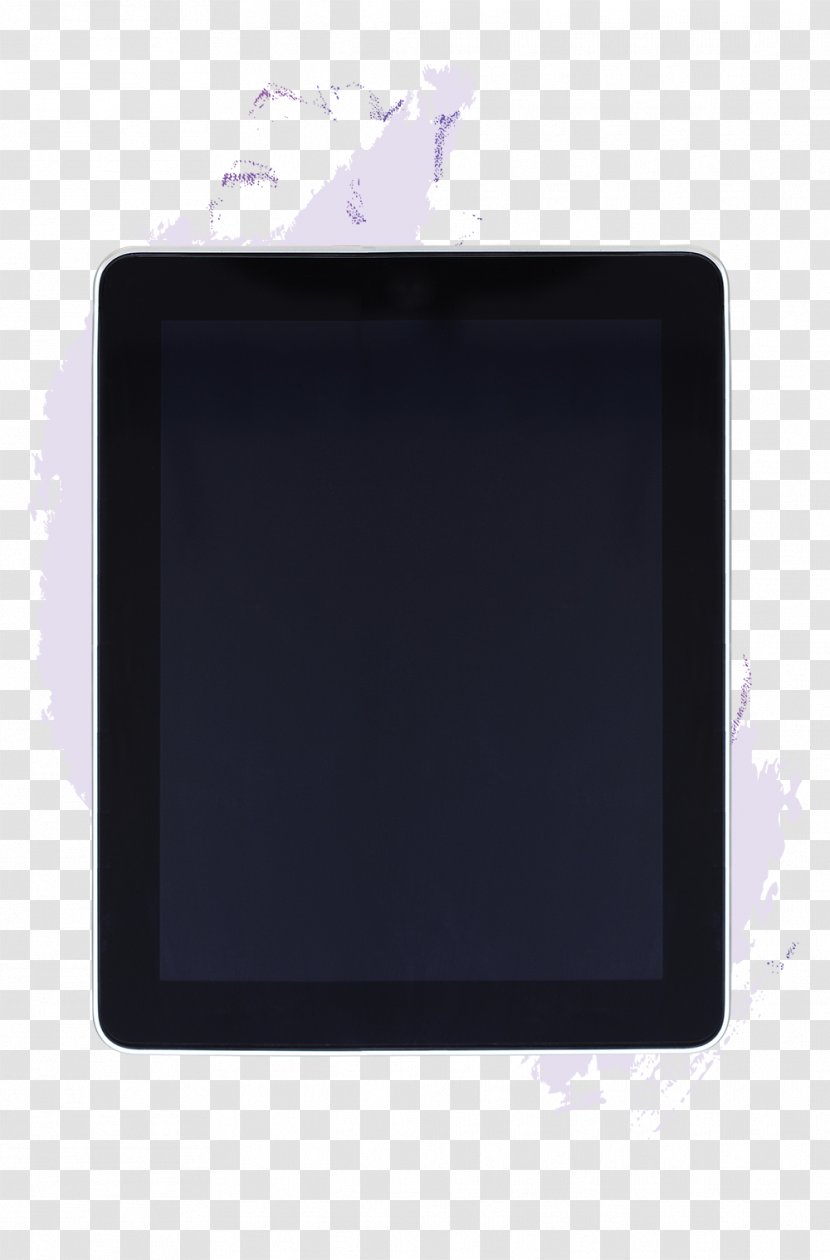 Purple Multimedia Square, Inc. - Apple Tablet Hand-painted Material Transparent PNG
