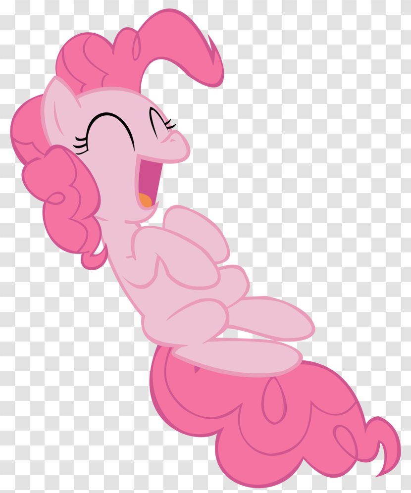 Pinkie Pie Pony Applejack Fourth Wall - Horse Like Mammal - Laughing Vector Transparent PNG