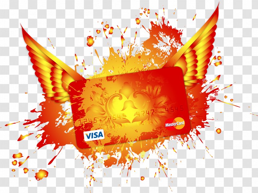 Credit Card Payment American Express - Vector Creative Flame Transparent PNG