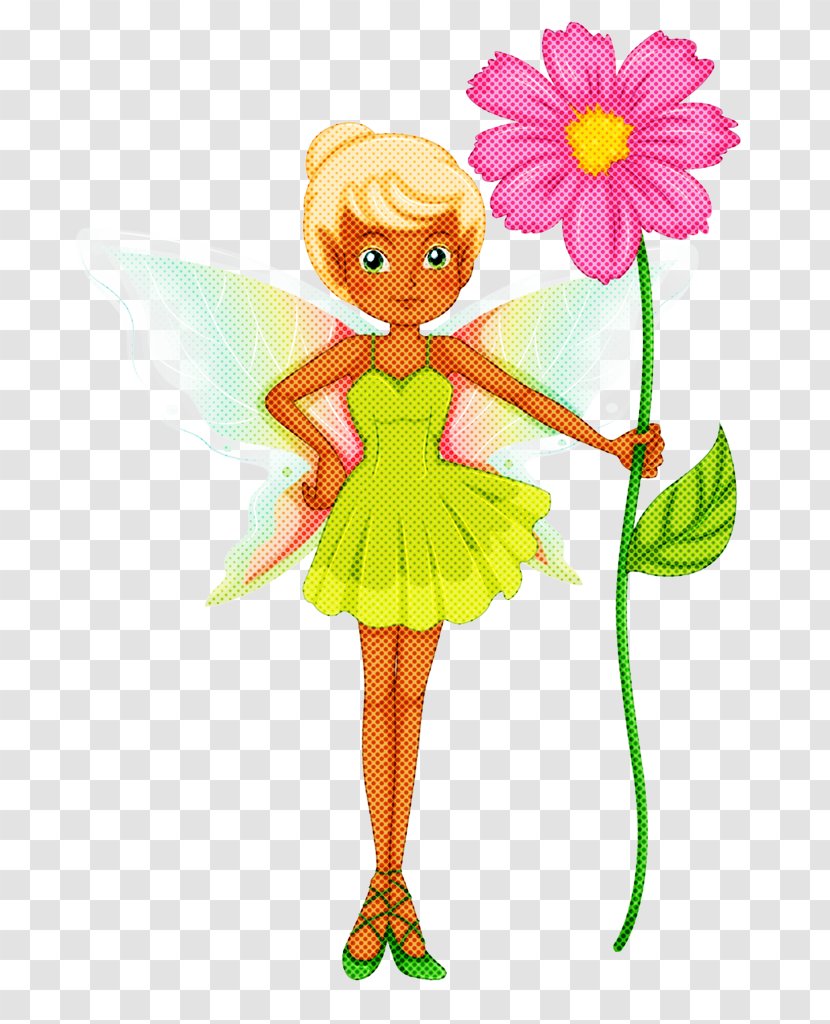 Fictional Character Cartoon Clip Art Cut Flowers Plant - Wildflower Angel Transparent PNG