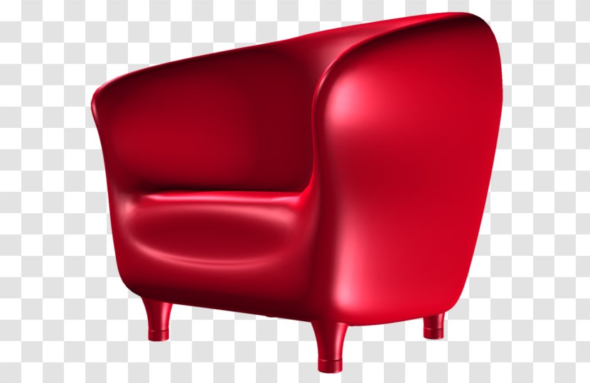 Chair Couch Fauteuil Furniture - Red Sofa Transparent PNG