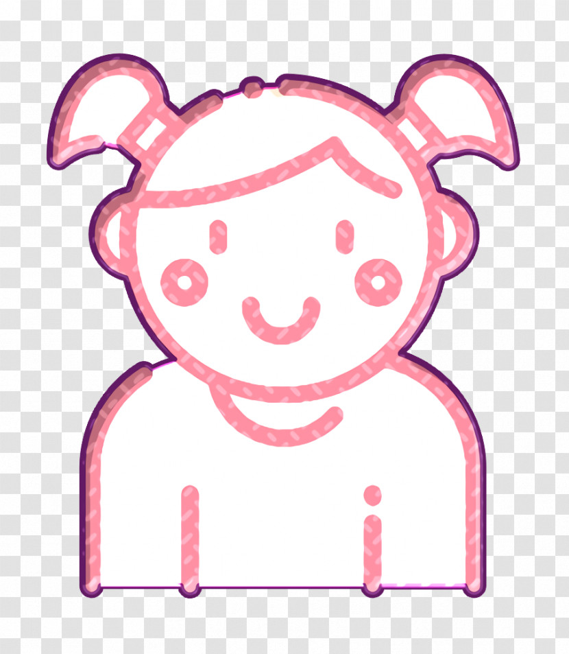 Motherhood Icon Baby Girl Icon Baby Shower Icon Transparent PNG