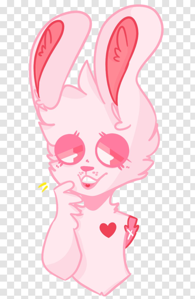 Easter Bunny Ear Visual Arts Clip Art - Heart Transparent PNG