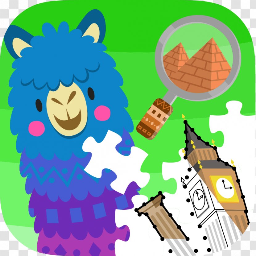 Alpaca Math Flashcard Match Games For Kids App Store - Area Transparent PNG
