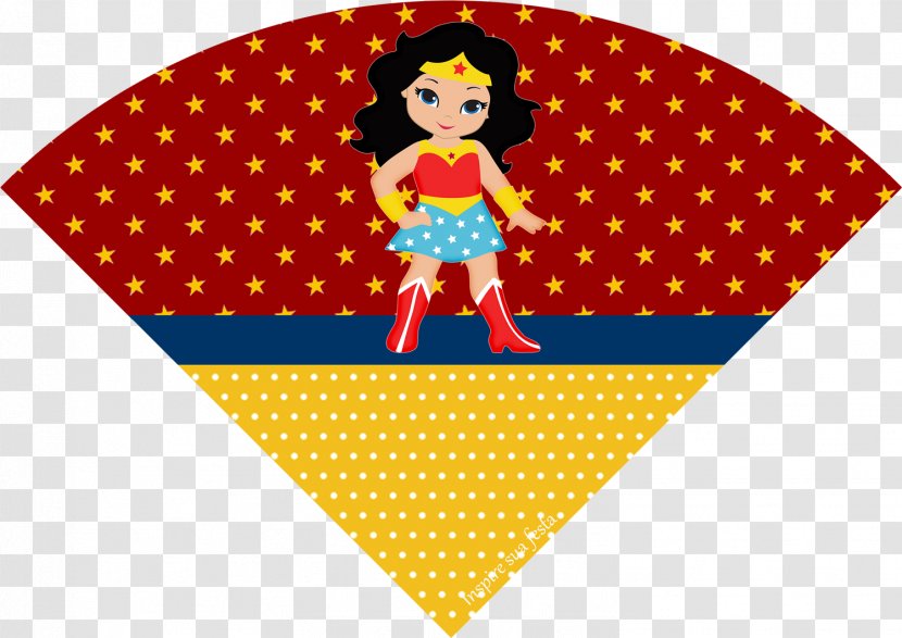 Wonder Woman Party Female Shirt Clothing - Polka Dot - Duplo Transparent PNG