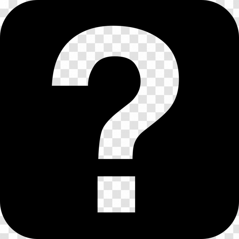 Question Mark Super Secret Metal Show Every Wants!!! Sign Clip Art - Symbol - Black And White Transparent PNG