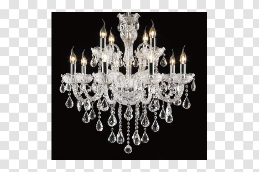 Incandescent Light Bulb Chandelier Crystal Bleikristall - Lighting - Lustre Transparent PNG