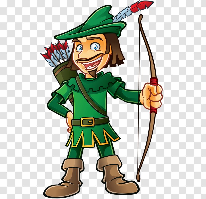 Robin Hood Royalty-free Stock Illustration - Lady Marian - Take A Bow And Arrow Hunter Transparent PNG