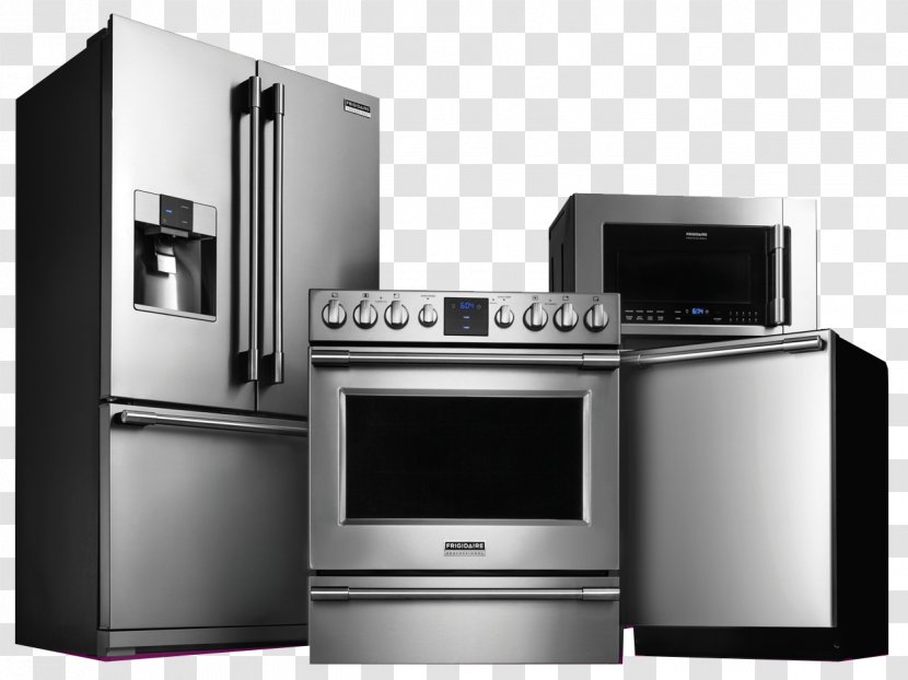 Frigidaire Home Appliance Cooking Ranges Kitchen Refrigerator - Appliances Transparent PNG