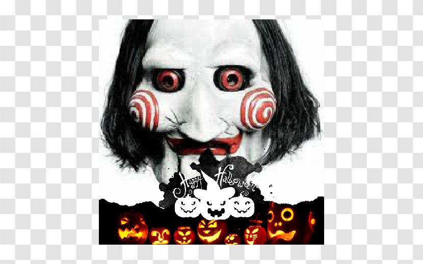 Jigsaw Mask Billy The Puppet Texas Chainsaw Massacre - Cartoon Transparent PNG