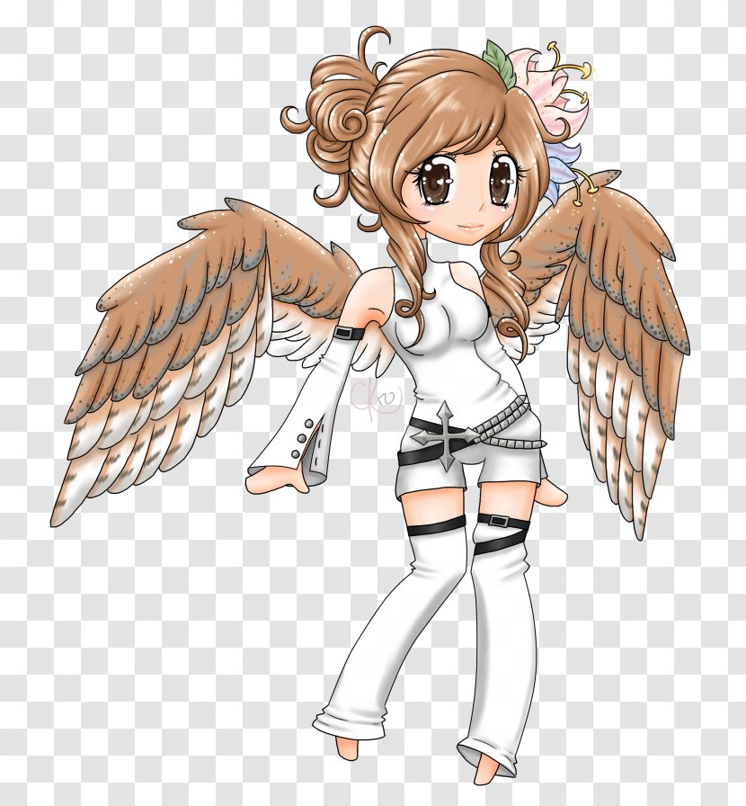 Fairy Cartoon Figurine Angel M - Flower Transparent PNG