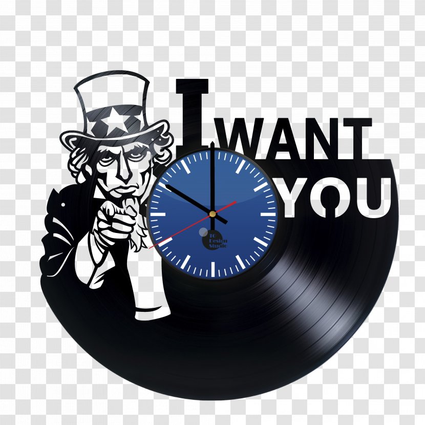 United States Uncle Sam First World War Propaganda Military - Clock Transparent PNG