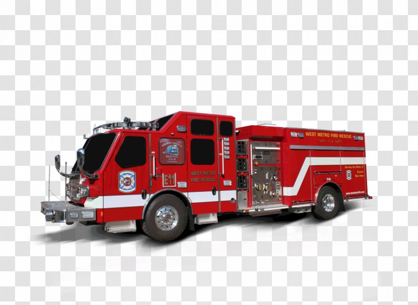 Fire Engine Department Firefighter Vehicle Truck - Emergency Transparent PNG