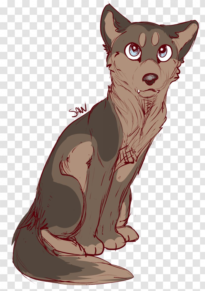 Whiskers Dog Cat Red Fox - Fictional Character Transparent PNG