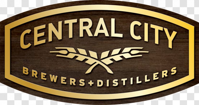 Central City Brewers & Distillers Beer Brewing Grains Malts Brewery Craft - Sign Transparent PNG