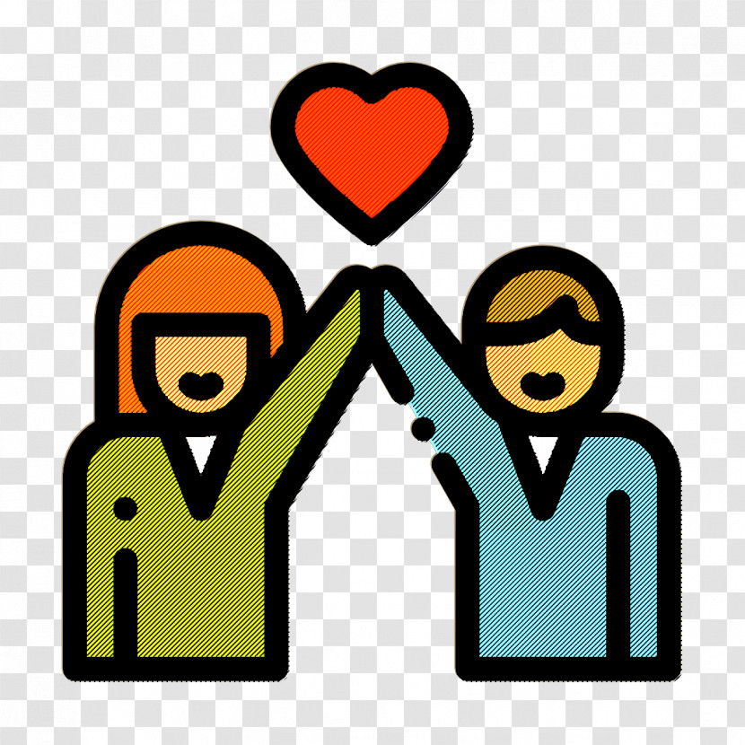 Friendship Icon Human Relations And Emotions Icon Transparent PNG