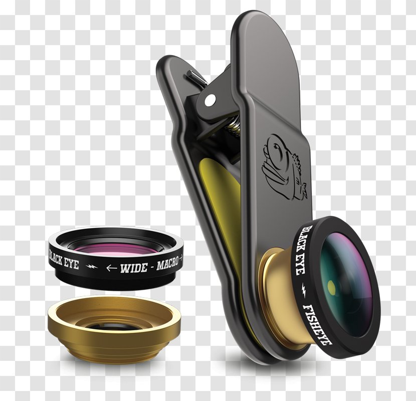 Wide-angle Lens Fisheye Black Eye Camera - Selfie Stick Transparent PNG