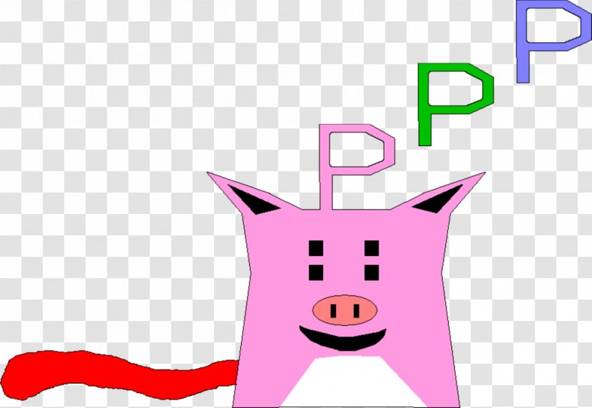 Snout Pink M Cartoon Clip Art - Area - Porkchop Transparent PNG