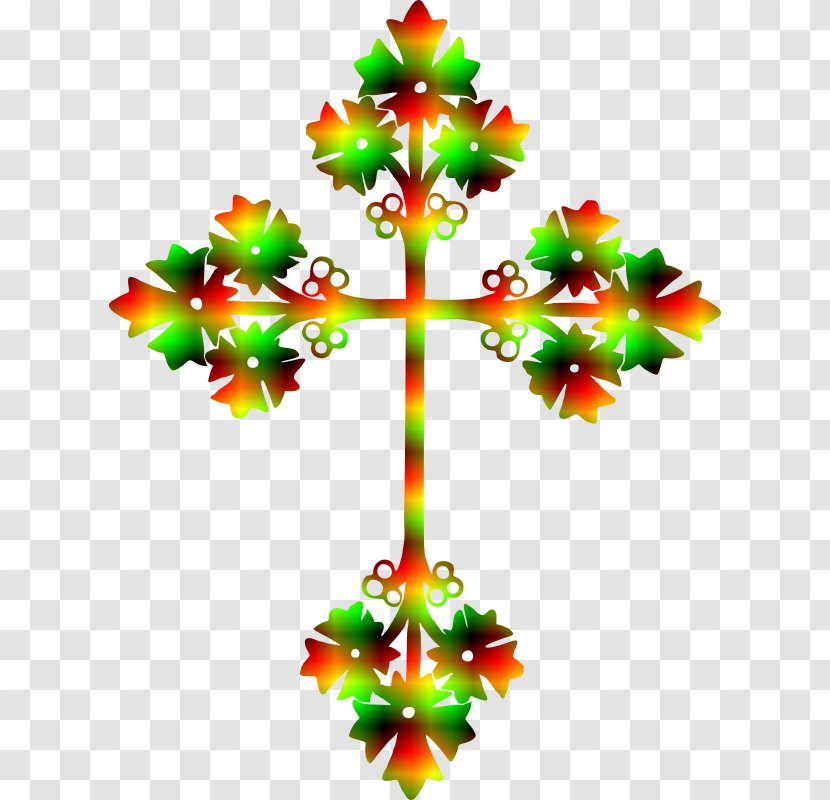 Christian Clip Art Openclipart - Spruce - Cross Design Transparent PNG