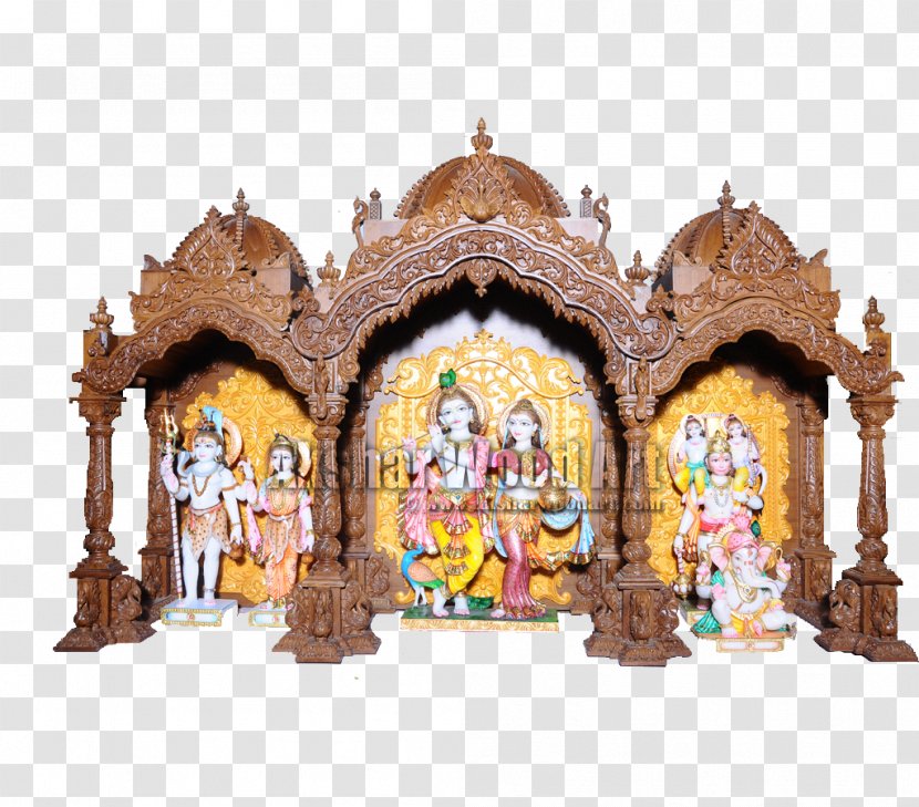 Hindu Temple Shrine Place Of Worship Art - Monastery - Puja Transparent PNG