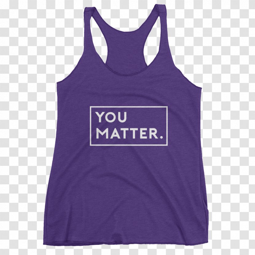 T-shirt Gilets Sleeveless Shirt - Purple Transparent PNG