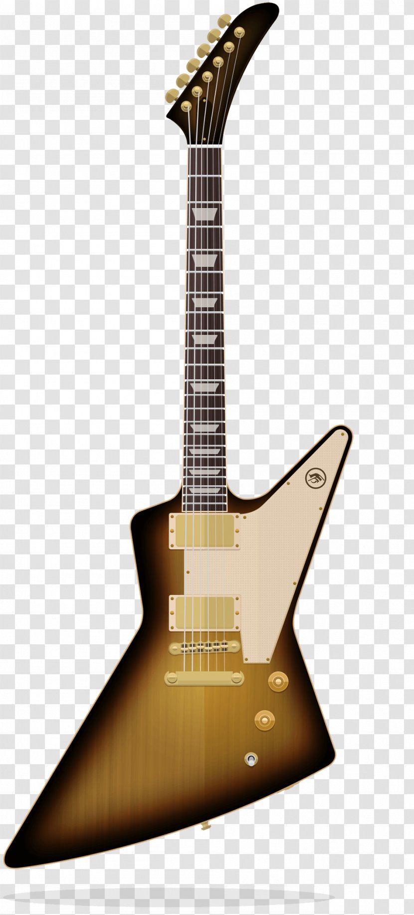 Electric Guitar Gibson Les Paul Custom Explorer Flying V - Tiple Transparent PNG