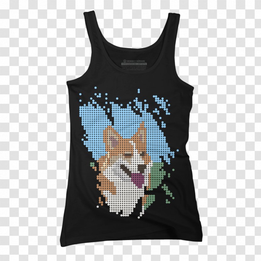 T-shirt Clothing Sleeveless Shirt Gilets - Pewdiepie - Corgi Vector Transparent PNG