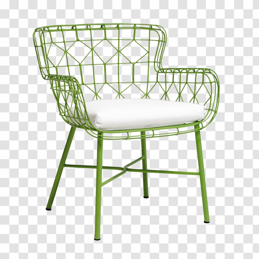 Wing Chair Table Garden Furniture - Tufting - Green Armchair Transparent PNG