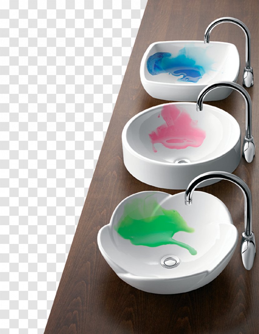 Watercolor Painting Poster Download - Staining The Sink To Pull Material Free Transparent PNG