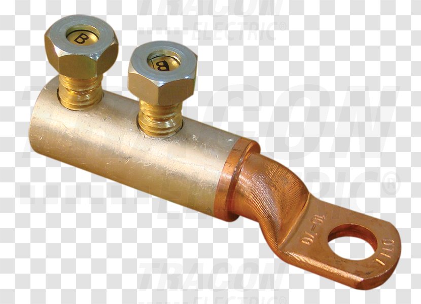 Brass Copper Aluminium Screw Electrical Conductor - Kabelschuh Transparent PNG