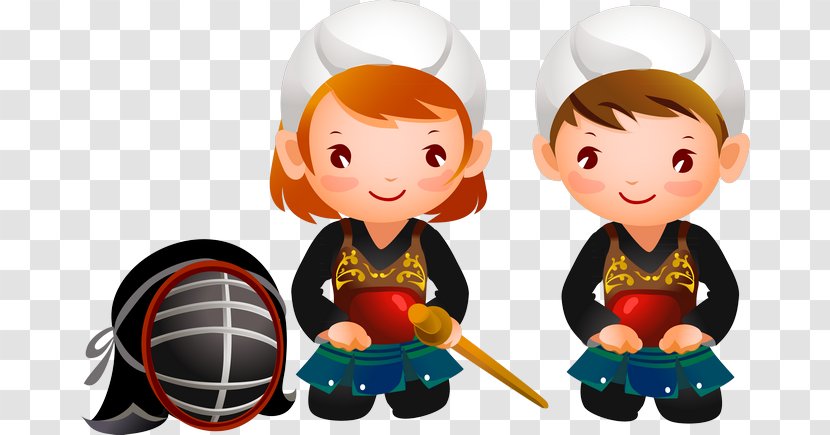 Cartoon Sport - Child - Fencing Transparent PNG