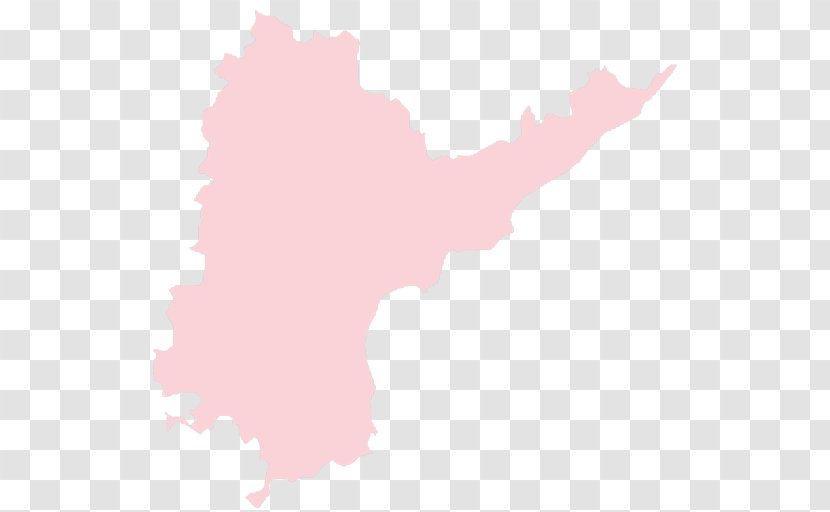 Map Pink M Tuberculosis Sky Plc - Andhra Pradesh Transparent PNG