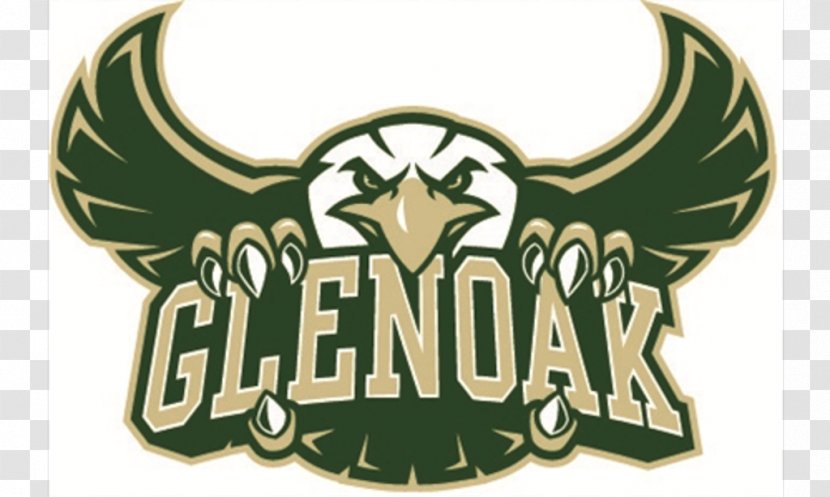 Logo Glenoak High School Mascot Brand Font - Gold Transparent PNG