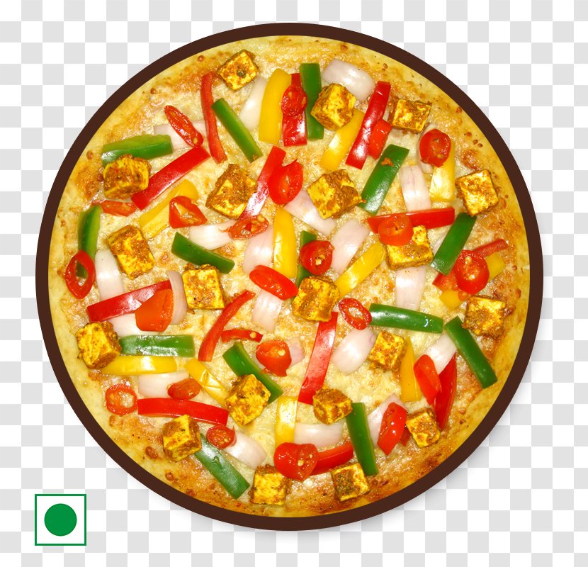California-style Pizza Sicilian Vegetarian Cuisine Paneer Tikka - Californiastyle Transparent PNG