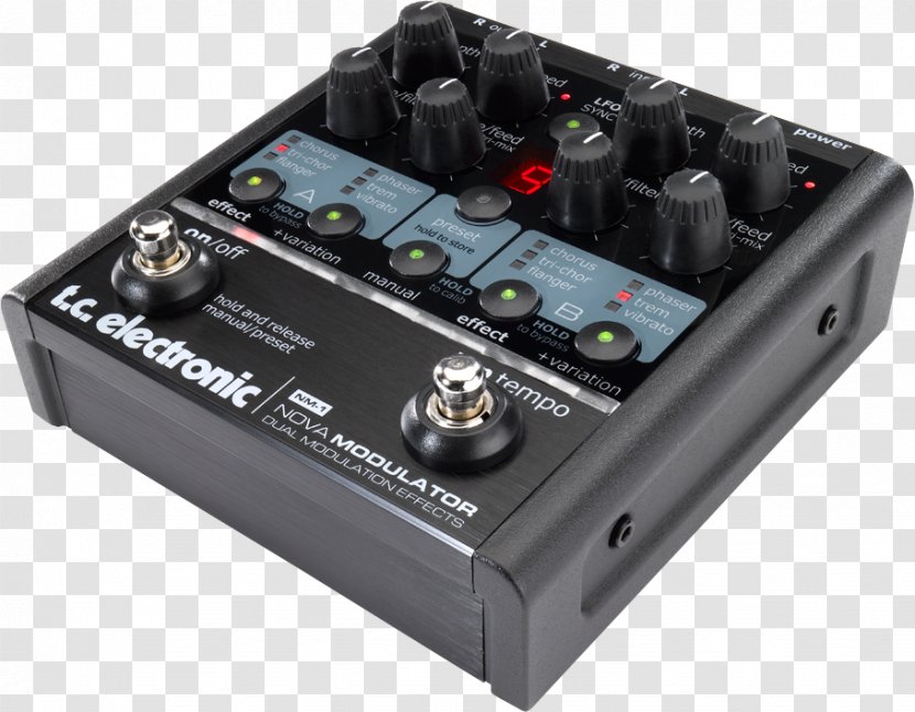 Effects Processors & Pedals TC Electronic ND-1 Nova Delay System Modulation - Electric Guitar Transparent PNG