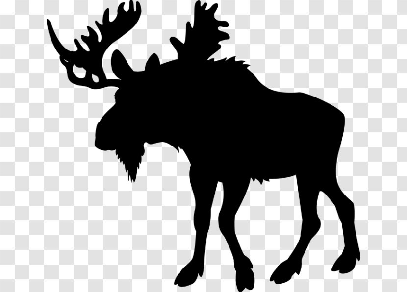 Clip Art Moose Deer Illustration Vector Graphics - Tail - Antler Transparent PNG