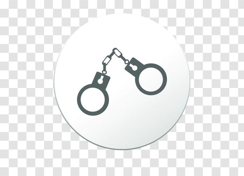 Handcuffs Icon - Legcuffs - Hand Painted Transparent PNG