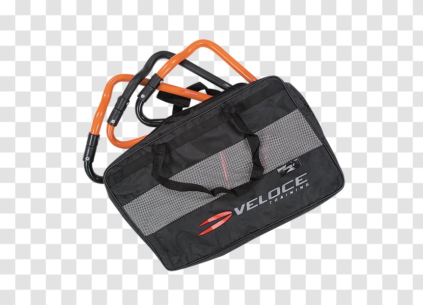 National Sports Veloce Hurdle Set In Bag 3 Black/3 Orange Product Personal Protective Equipment - Hardware - Soccer Bags Transparent PNG