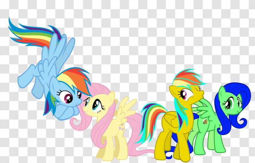 Rainbow Dash Pony Twilight Sparkle Pinkie Pie - Family Vector Transparent PNG