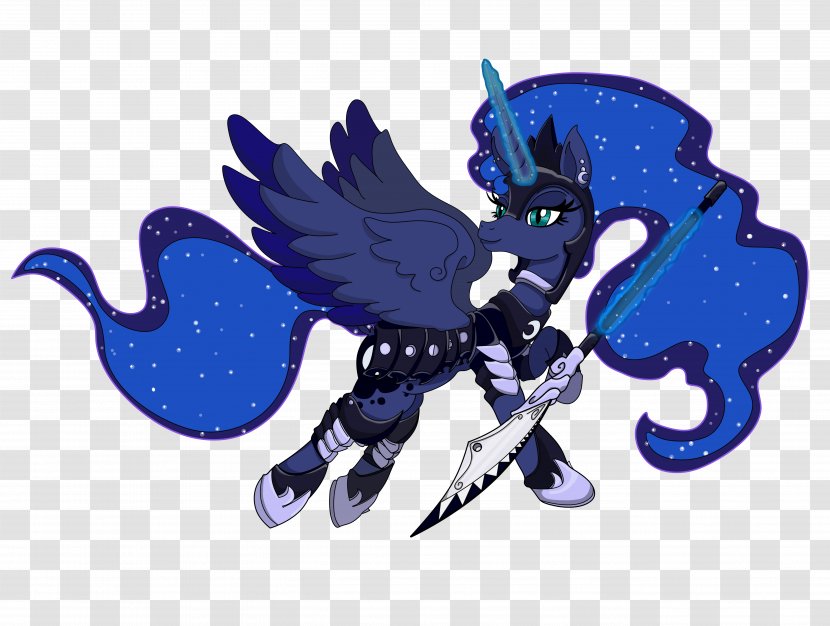 Earring Princess Luna Pony Horse Winged Unicorn - Fictional Character - Starlit Night Transparent PNG