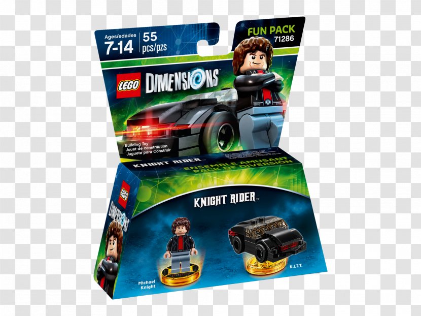 Lego Dimensions Michael Knight Batman K.I.T.T. Rider - Vehicle - The Movie Transparent PNG