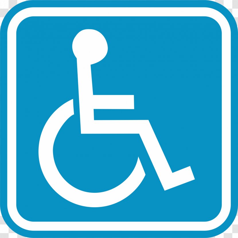 Disability Disabled Parking Permit International Symbol Of Access Americans With Disabilities Act 1990 ADA Signs - Area - Wheelchair Transparent PNG
