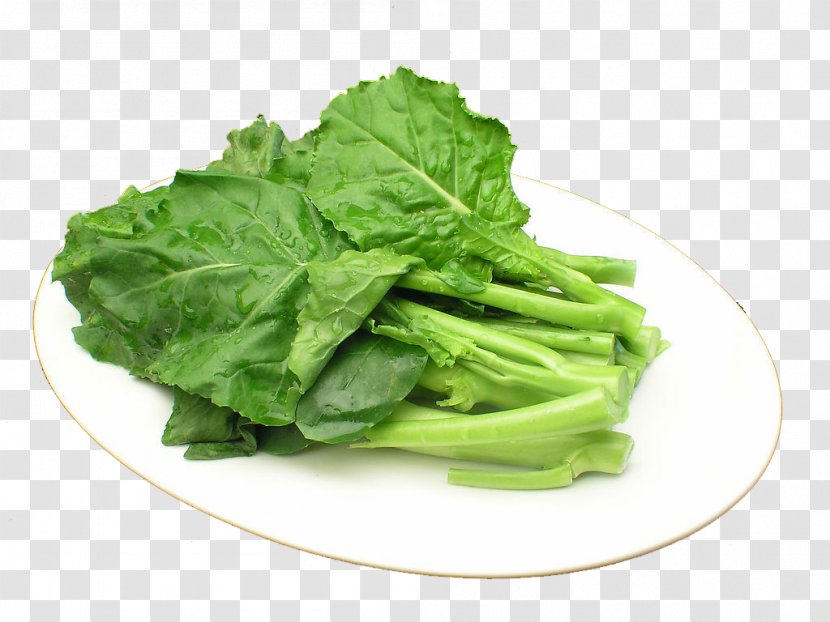 Chinese Broccoli Cuisine Vegetable Food Brassica Juncea - Kale Transparent PNG
