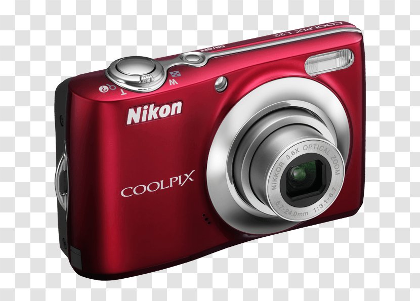 Nikon Coolpix L110 COOLPIX L24 L22 L23 L29 - Camera Lens Transparent PNG